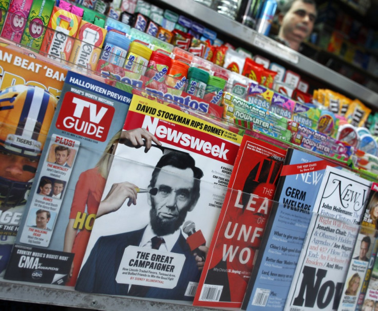 Newsweek printed its last ever magazine in December 2012