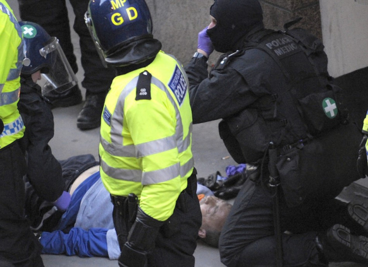 Ian Tomlinson was struck by Simon Harwood as he made his way home through the G20 protests in London (Reuters)