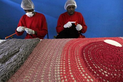 Prisoners knit clothing for Brazilian fashion designer Raquel Guimaraes in the Arisvaldo de Campos Pires maximum security penitentiary in Juiz de Fora, about 160 kilometres north of Rio de Janeiro. (Photo: REUTERS/Paulo Whitaker)