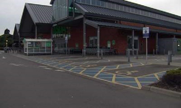 Asda at Biggleswade, where man in row over disabled parking space