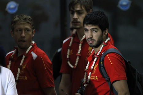 Luis Suarez during Liverpool's tour of Asia. (Photo: Reuters)