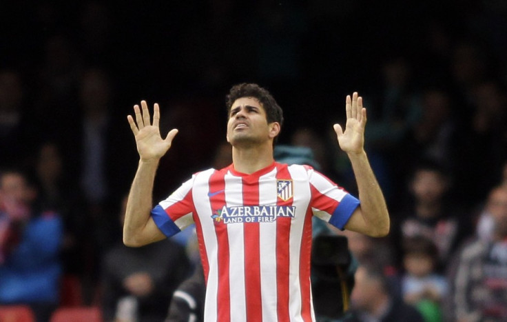 Diego Costa is happy at Atletico. (Photo: Reuters)