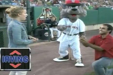 Girlfriend Says No to Proposal at Minor League Game