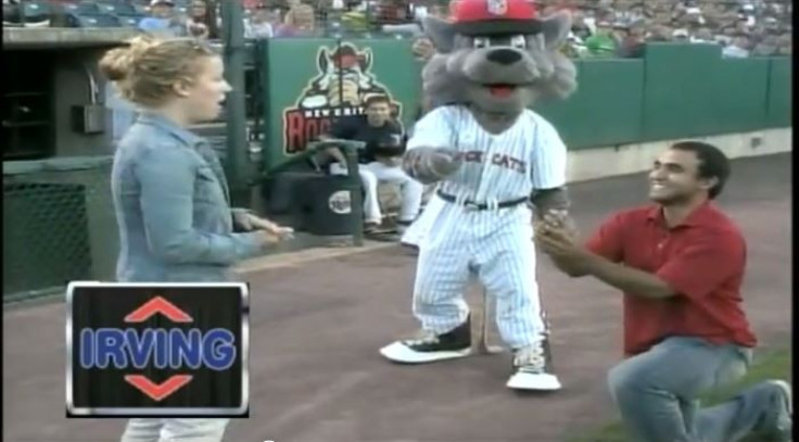 Girlfriend Says No to Proposal at Minor League Game