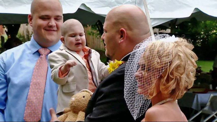 Happy for the last time: Logan with his parents on their wedding day in Jeannette, a suburb of Pittsburgh. (Photo: Facebook)