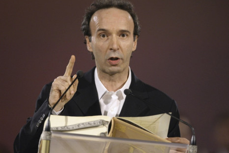 Oscar winning Italian actor and movie director Roberto Benigni