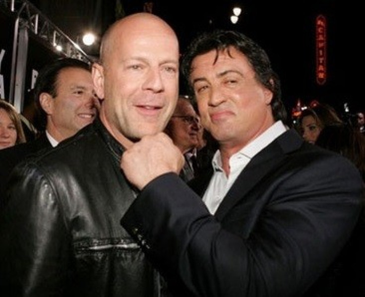 Sylvester Stallone  and Bruce Willis