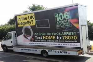 Home Office 'Immigrant Go Home' vans
