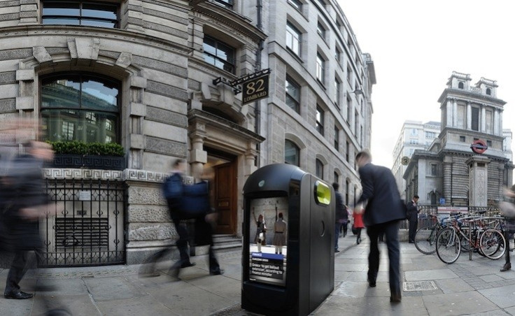 Smart bin in London