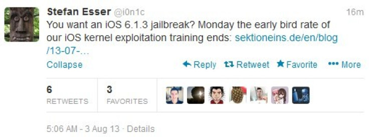 iOS 6.1.3 Untethered Jailbreak: i0n1c Invites Jailbreakers for iOS Kernel Exploitation Course in Germany