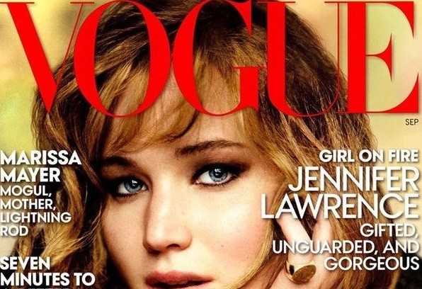 Jennifer Lawrence on Vogue