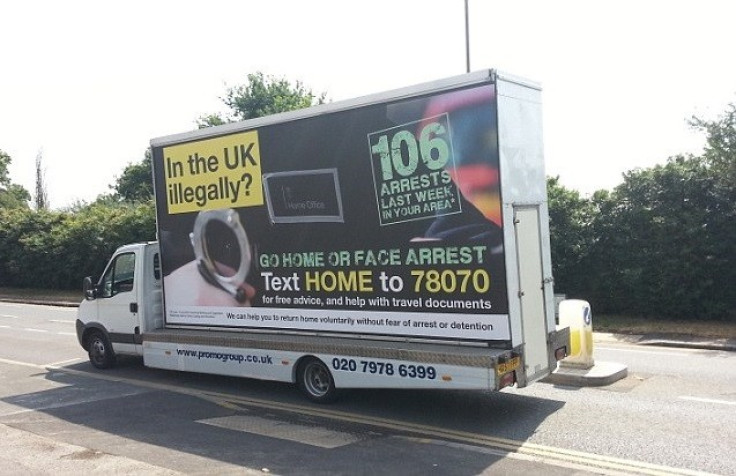 Public approval for 'Go Home' van campaign on the rise, YouGov poll finds
