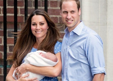 Kate Middleton, Prince william and Prince George