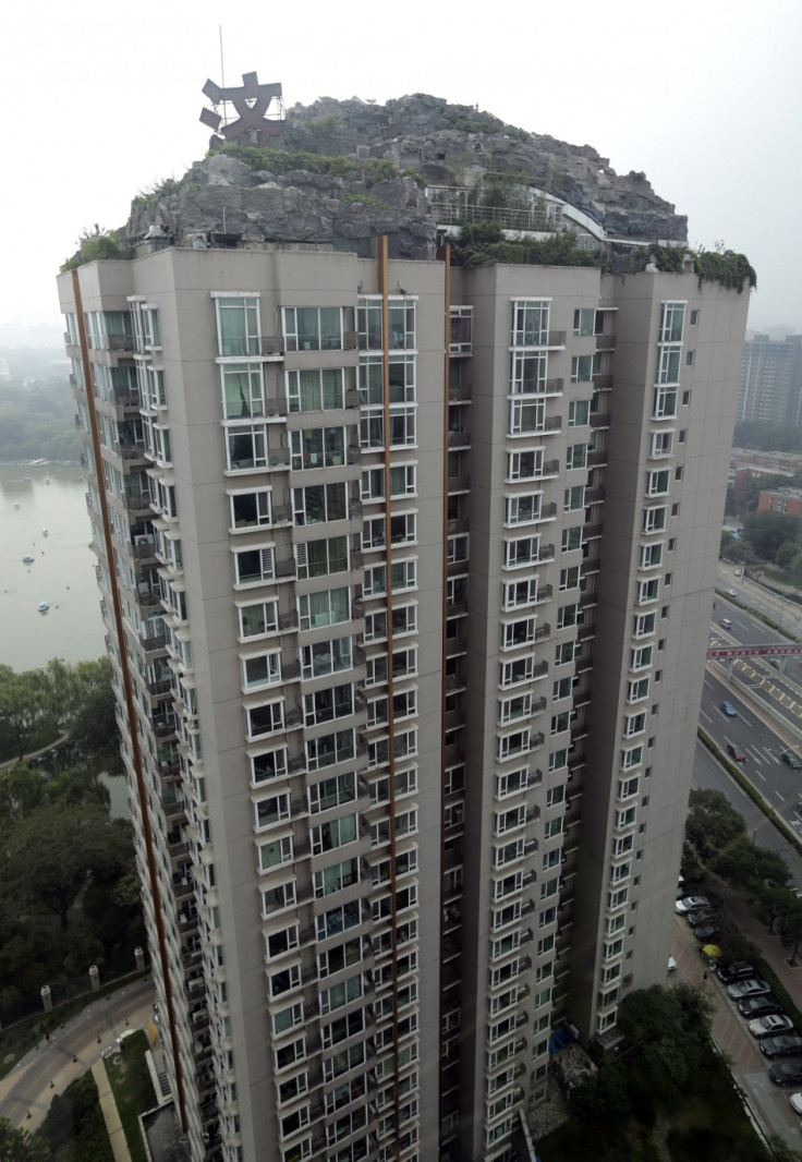 The villa covers an area of more than over 1,000 square meters (10,764 square feet) on top of a 26-storey high-end apartment building in Beijing. (Photo: Reuters)