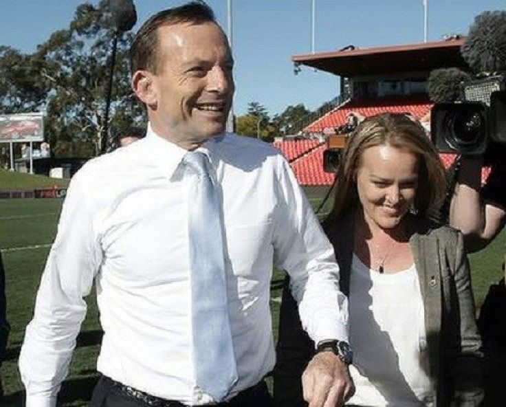 Tony Abbott and Fiona Scott, who oozes "sex appeal" he claims