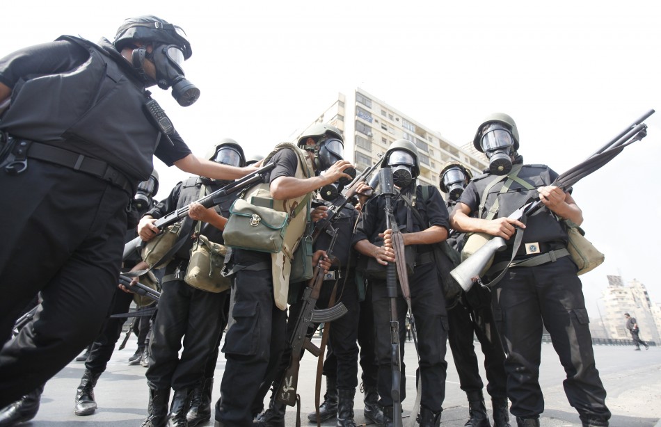 Egypts Riot police