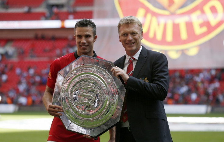 David Moyes and Robin Van Persie