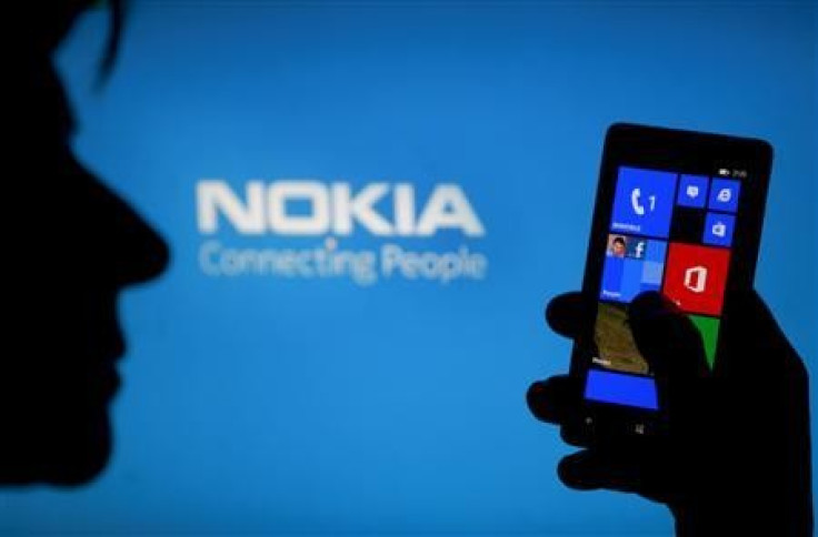 Nokia Lumia Model (Credit: Reuters)