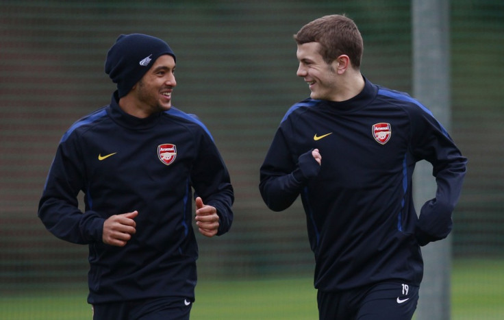 Theo Walcott and Jack Wilshere