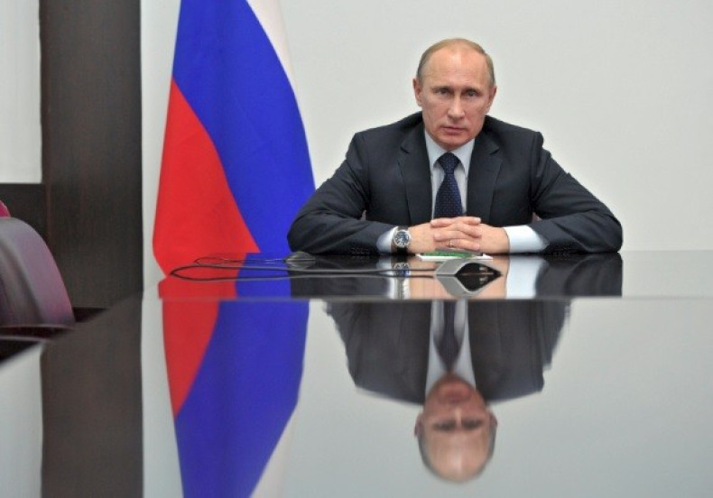 Russian president Vladimir Putin is pictured speaking to Rosneft via video link. Britain depends on Russia and Qatar for oil and gas needs (Photo: Reuters).