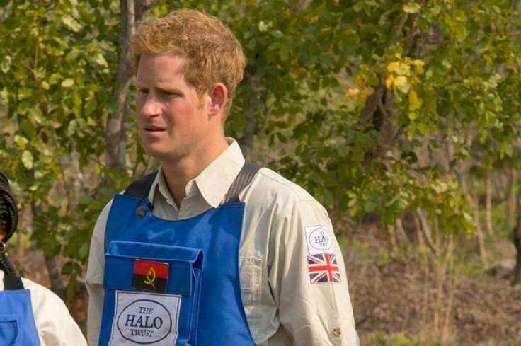 Prince Harry with Halo in Angola