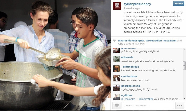 Instagram account for Syrian presidency