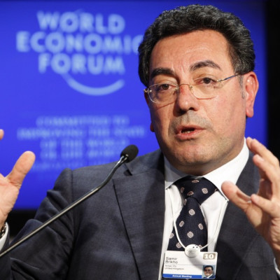 Samir Brikho, CEO of Amec attends a session at the World Economic Forum (WEF) in Davos.