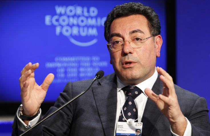 Samir Brikho, CEO of Amec attends a session at the World Economic Forum (WEF) in Davos.