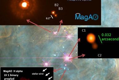 The Magellan Telescope revealed details about the Orion nebula