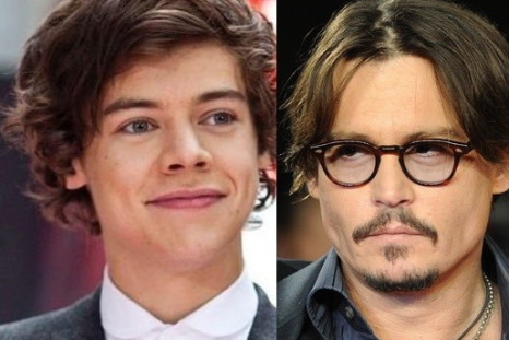 Harry Styles and Johnny Depp