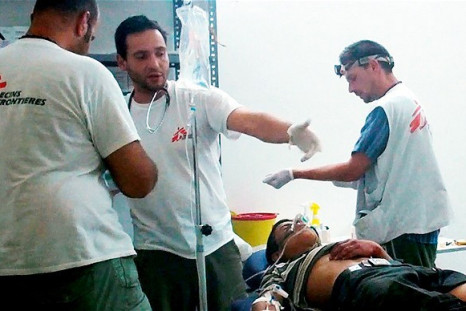 Medecins Sans Frontieres medics at work in Syria