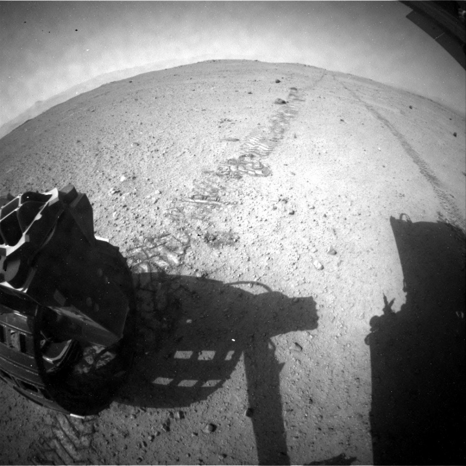 Image Sent By Curiosity Rover