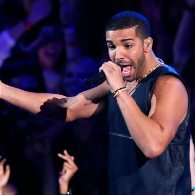 Drake performs