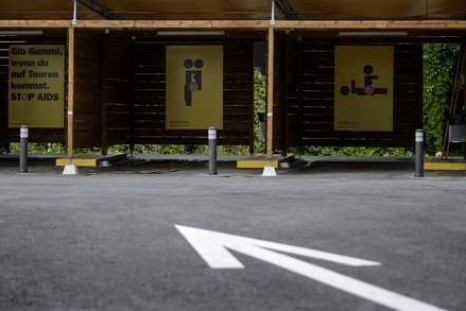 Sex boxes in Zurich, complete with un-sexy signage