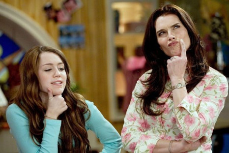 Miley Cyrus and Brooke Shields