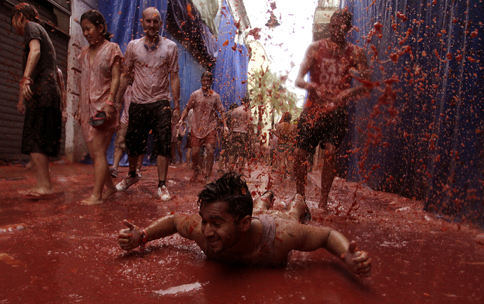 Tomato Fight in Recession Hit Spain