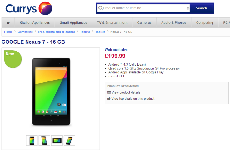 New Nexus 7 Now Available in UK: Where to Buy