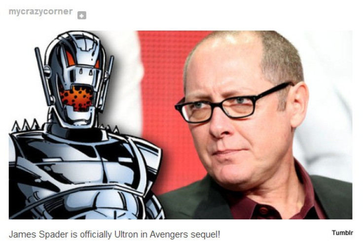 "Avengers 2" casts Ultron, and James Spader is the man -- or the voice, to be precise.