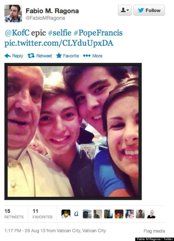 Fabio Ragona posted the selfie on his Facebook page. (Fabio M. Ragona)