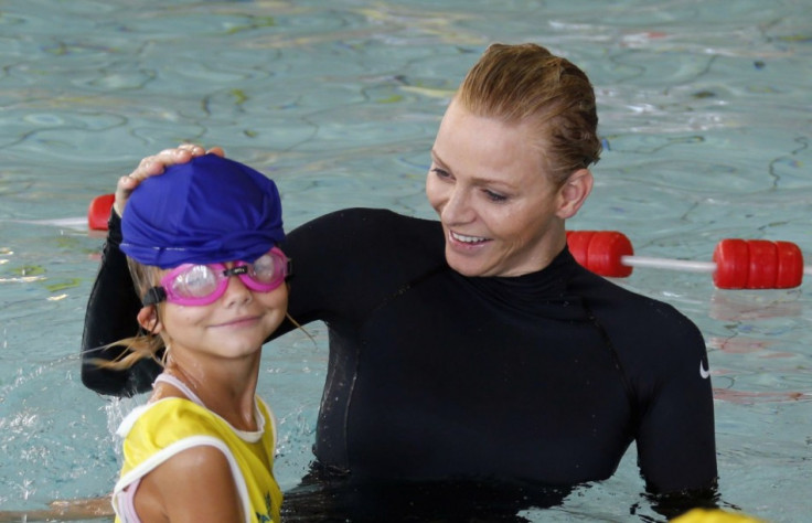 "We are all aware of horrible stories about small children drowning because they could not swim.  Teaching them how to swim could save their lives," Princess Charlene said.