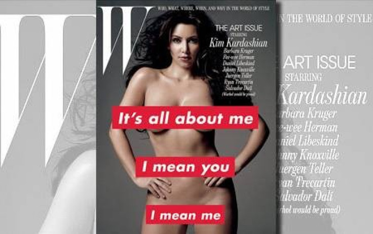 Kim Kardashian’s W magazine cover.
