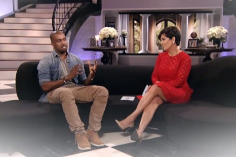 Kayne West and Kris Jenner Image - YouTube/Kris Jenner Show