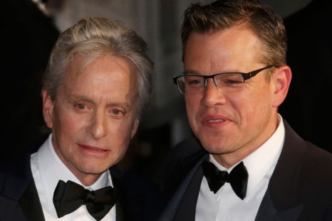 Michael Douglas and Matt Damon