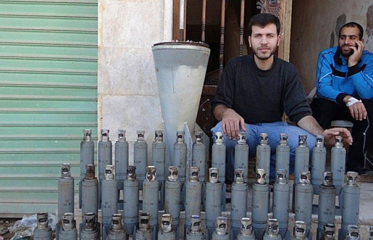 Cluster bombs, Syria