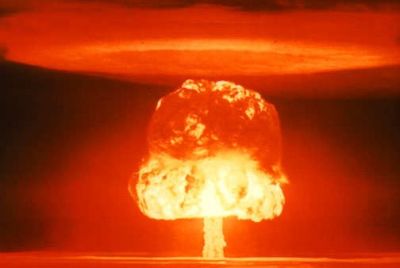 A nuclear holocaust is often associated with World War III.