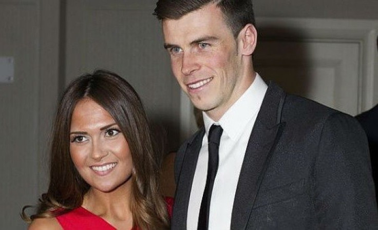 Gareth Bale with fiancee Emma
