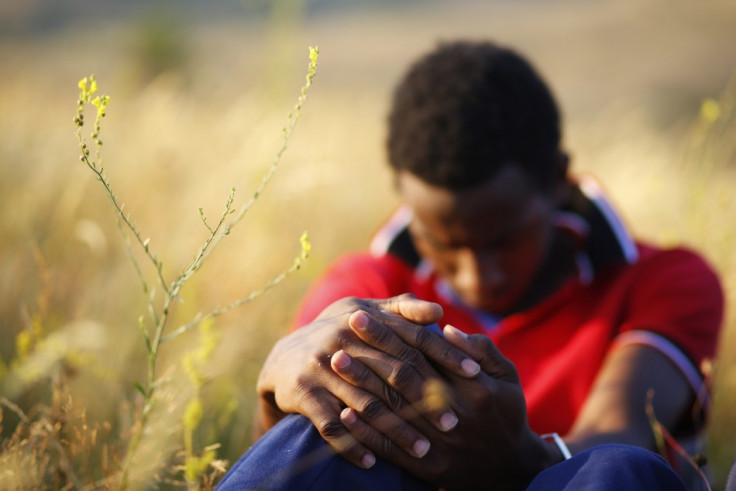 A migrant from Somalia