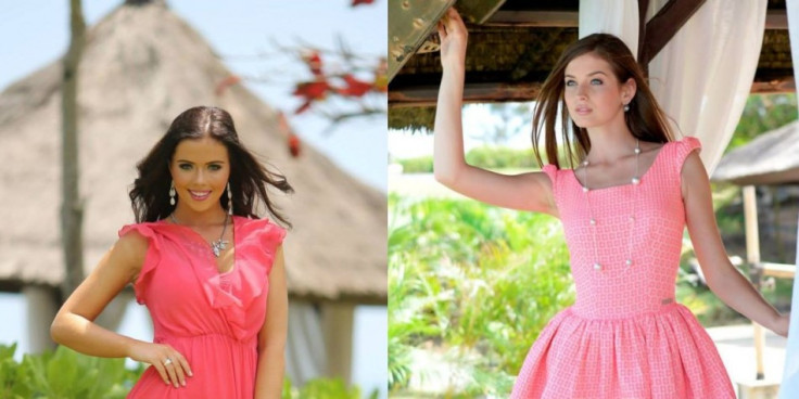 Miss World New Zealand 2013, Ella Langsford (L) and Miss World Ukraine 2013, Anna Zaiachkivska (Photo: Miss World/Facebook)