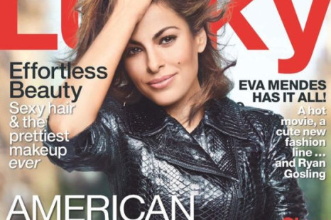 American actress/model Eva Mendes is the latest star to grace the cover of Lucky magazine’s October issue.