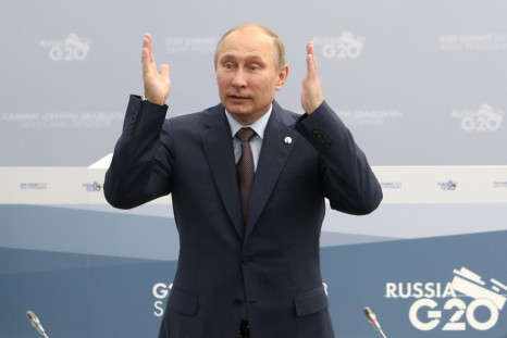 Russian president Putin at the G20